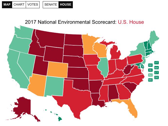 League Of Conservation Voters National Environmental Scorecard