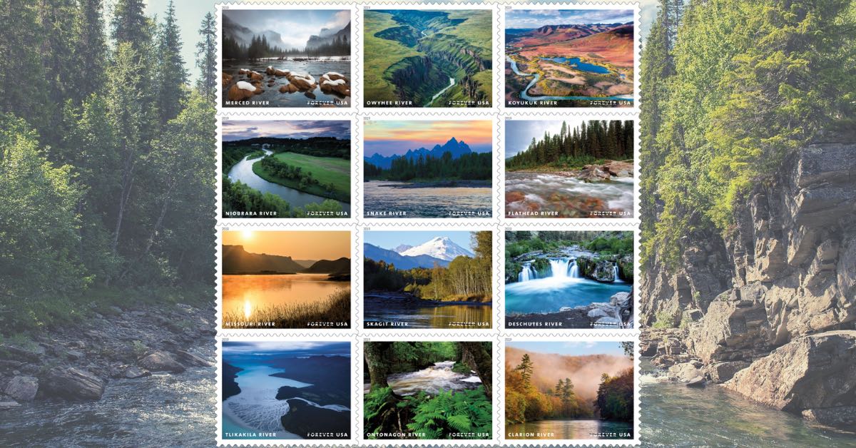 Wild and Scenic Rivers Forever Stamps - Moldy Chum