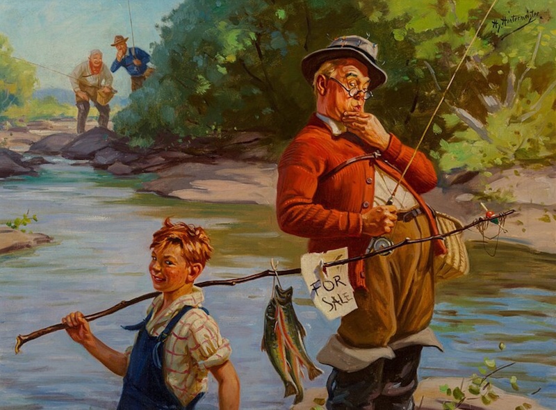 Cast From The Past: Fishing Calendars - Moldy Chum